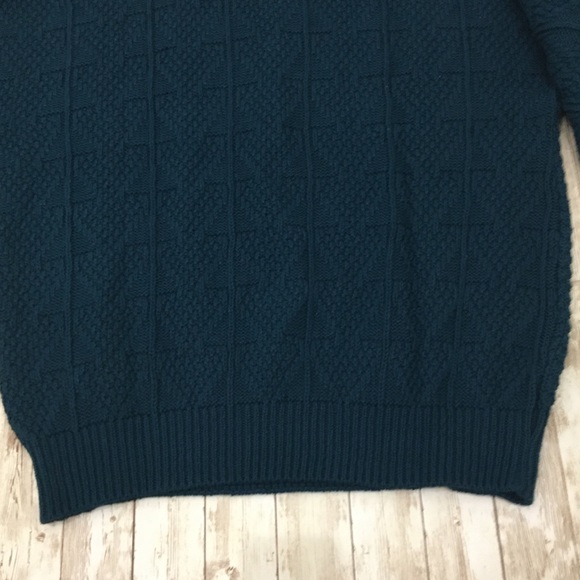 NWT Vtg Cambridge Classics Mervyns Teal Sweater - Picture 9 of 10